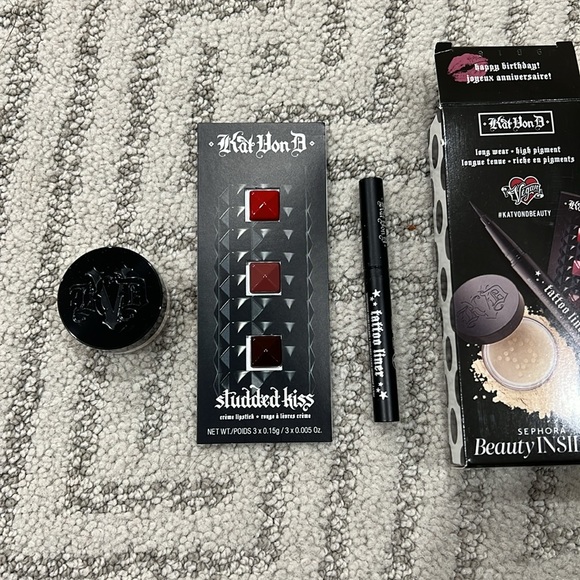 Sephora Beauty Insider Kat Von D Birthday 3 Pc Gift Set (BNIB) - Picture 3 of 3